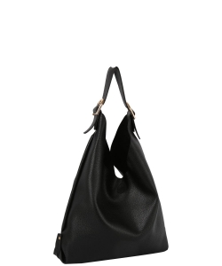 New Fashion Buckle Hobo Bag JY-0505 BLACK